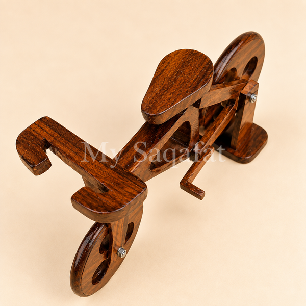 Wooden Bicycle Showpiece
