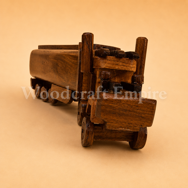 Handcrafted Vintage Wooden Toy Truck