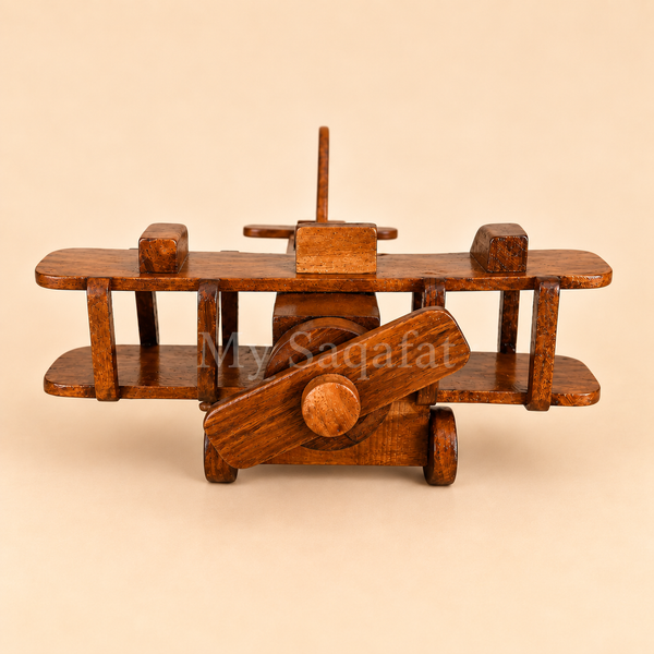 Handmade Bi-plane Showpiece