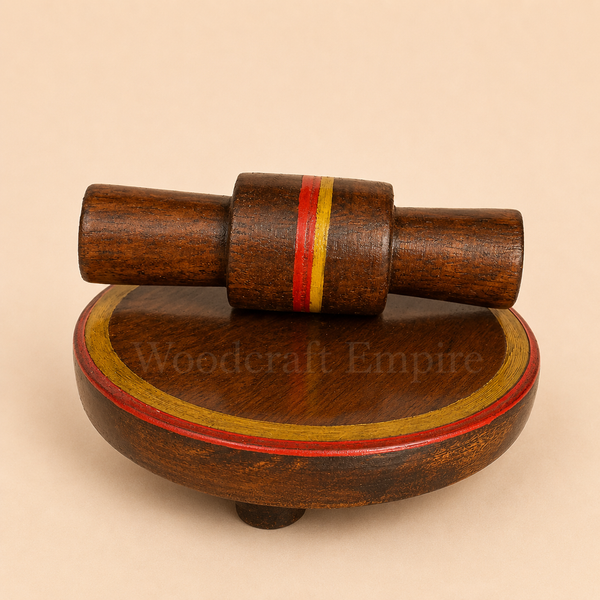 Traditional Wooden Chakla Belan Roti Maker Set