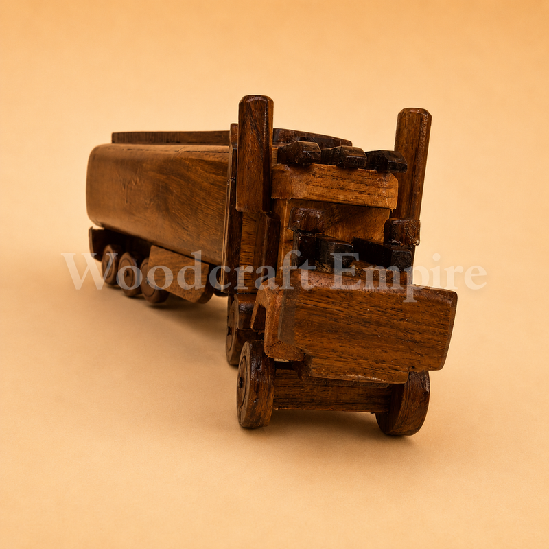 Handcrafted Vintage Wooden Toy Truck