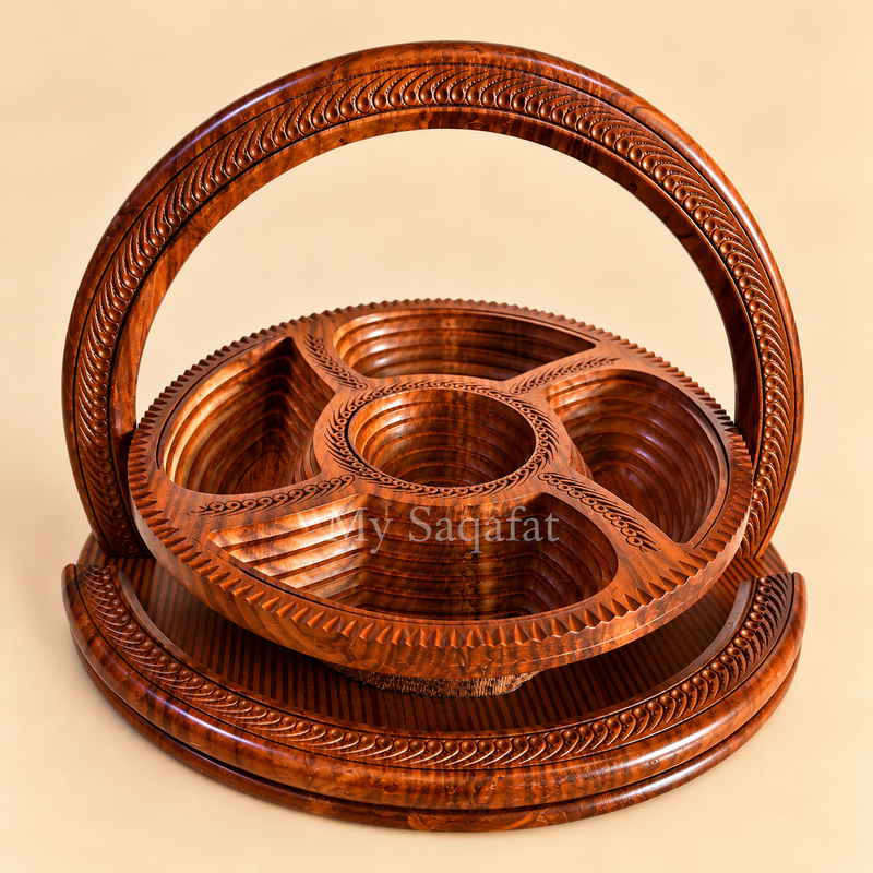 Wooden Dry Fruit Tray