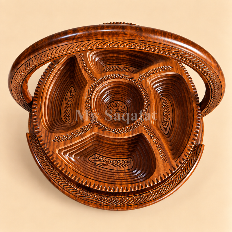 Wooden Dry Fruit Tray